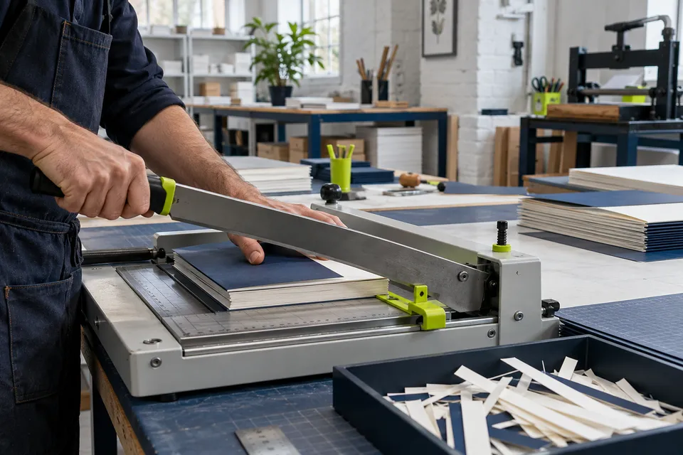 A folded publication trimmed to its final size
